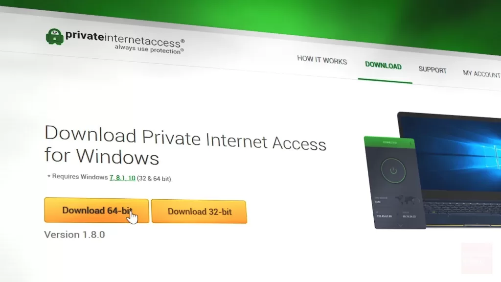 download PIA VPN on Windows
